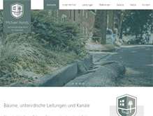 Tablet Screenshot of baumwurzeln.de